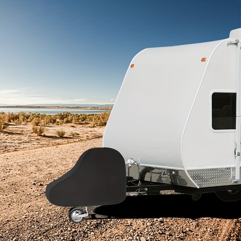 TEMU Rv Black Trailer Hook Cover Trailer Rv Travel Trailer Hook Cover Protection