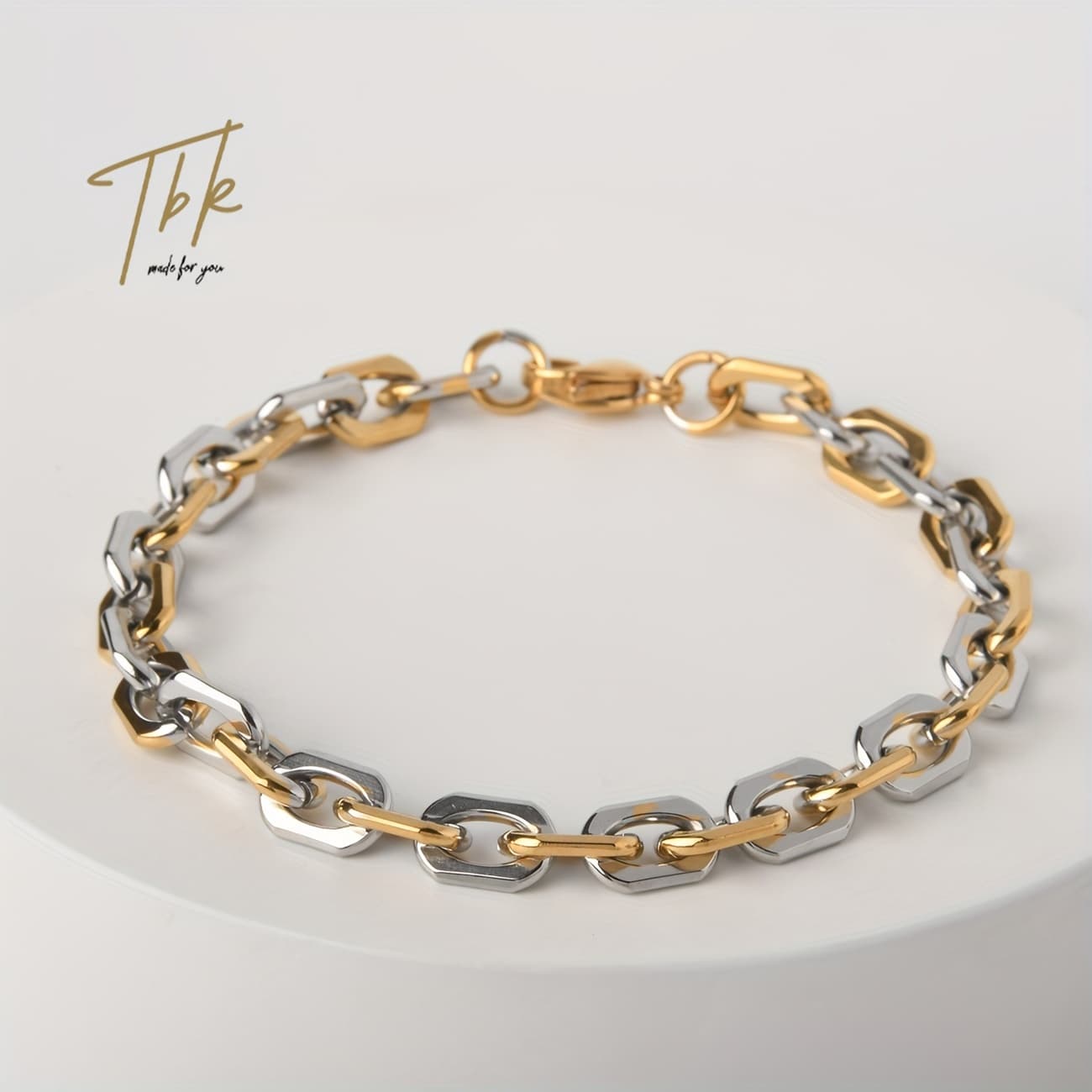 TEMU Stitched Fashion Jewelry Sparkling Easy Men Women Birthday Christmas Valentine's Day Friendship Gift 1288b
