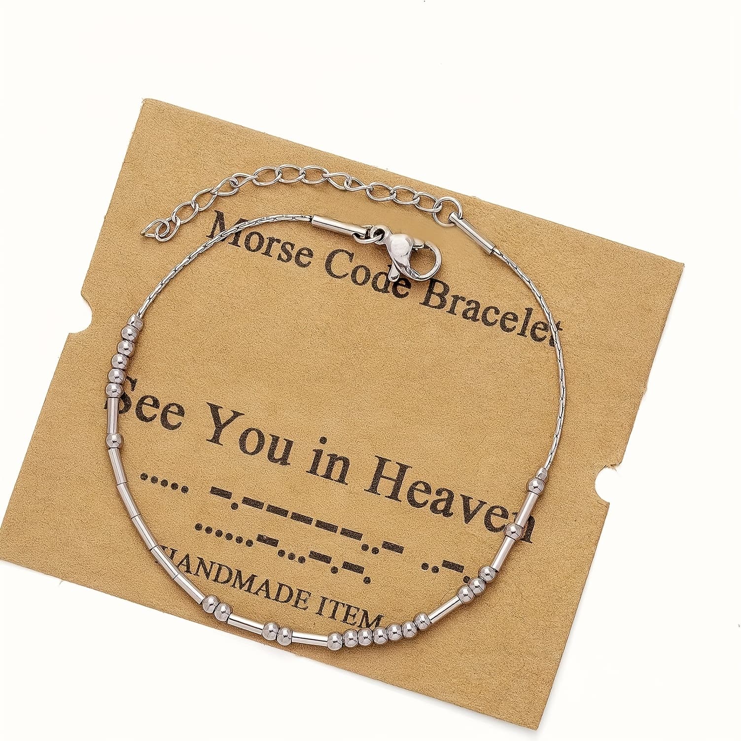 TEMU 1pc Miscarriage Gifts For Mothers, Memorial Gifts For Women, Memorial Bracelets For Of , Christmas Gifts For Mom For Loss For Away In My Heart In Heaven Jewelry Code Gifts For Miscarriage