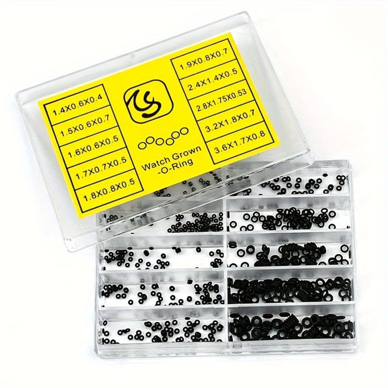 TEMU Watch Crown Waterproof -ring Rubber Multi Model Watches Seals Part Dustproof Watch Repair Tools