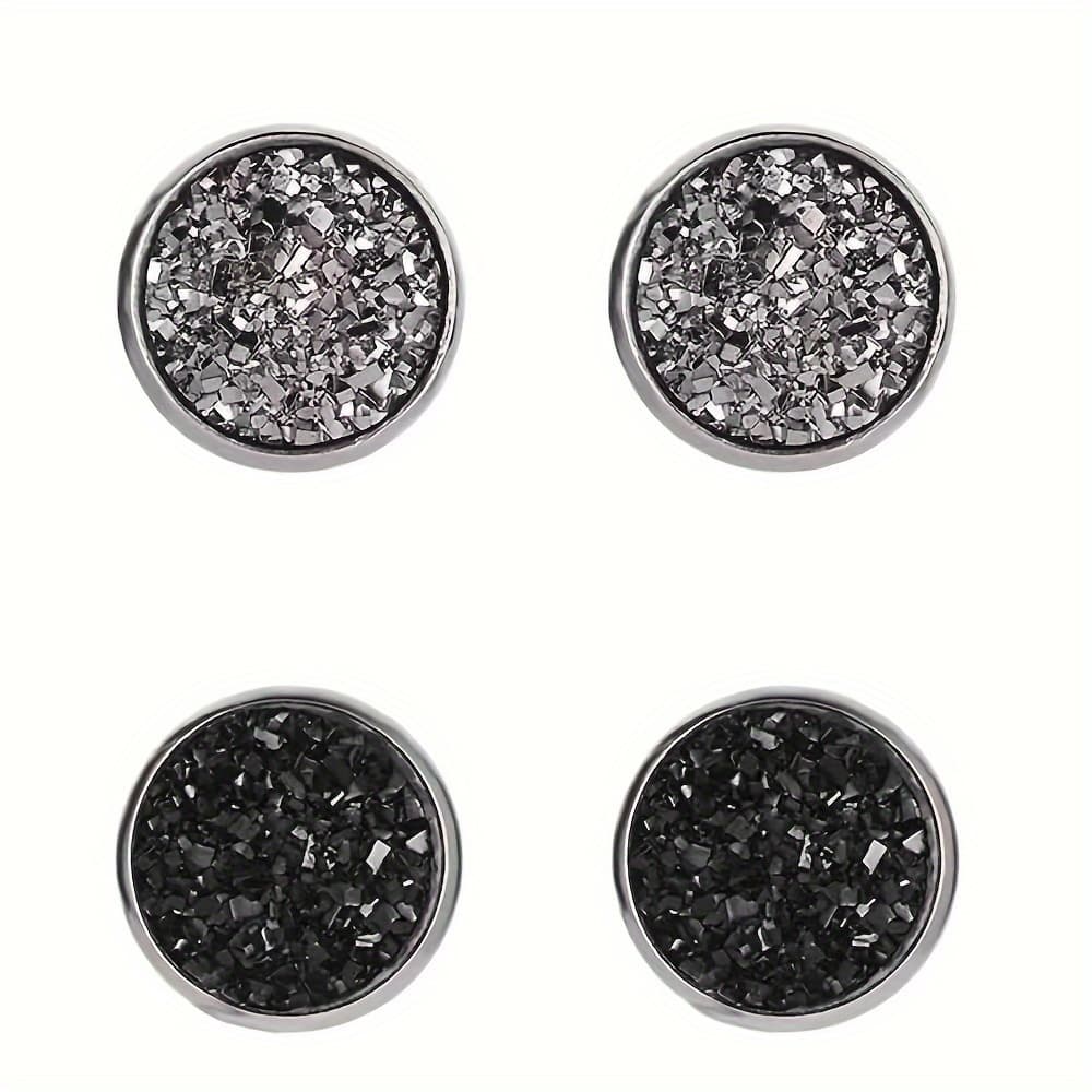 TEMU Of Petite Individual Minimalist Round Stud Earrings