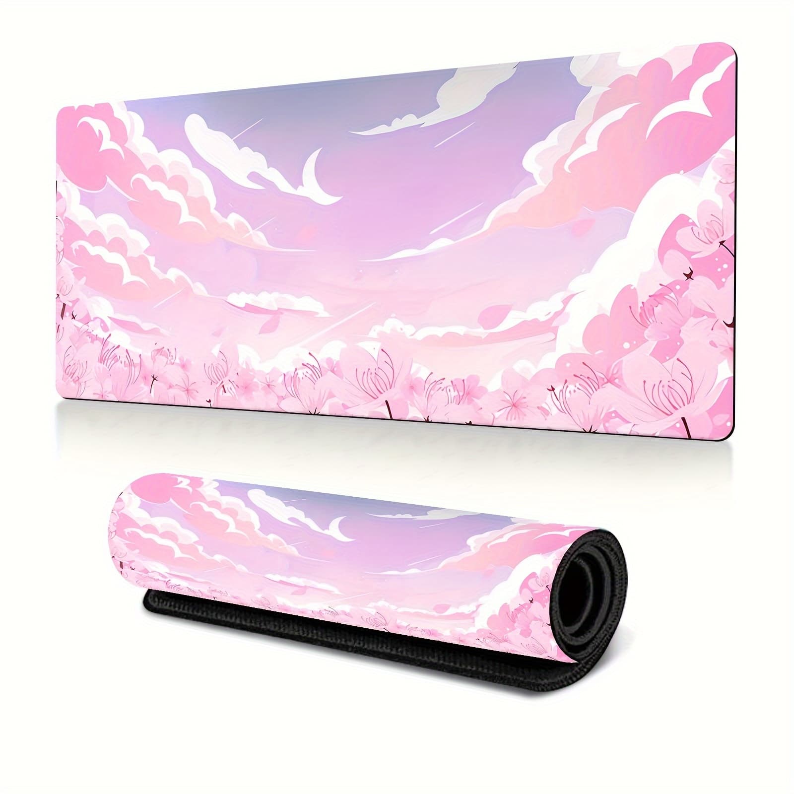 TEMU Mousepad | Sakura Solace | Extended Large Gaming Mouse Pad Deskmat