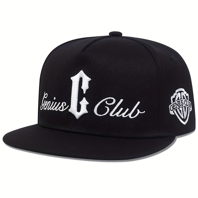TEMU 1pc Unisex Sunshade Breathable Hip Hop Baseball With Club Pattern For Spring And Autumn Travel Seaside Party