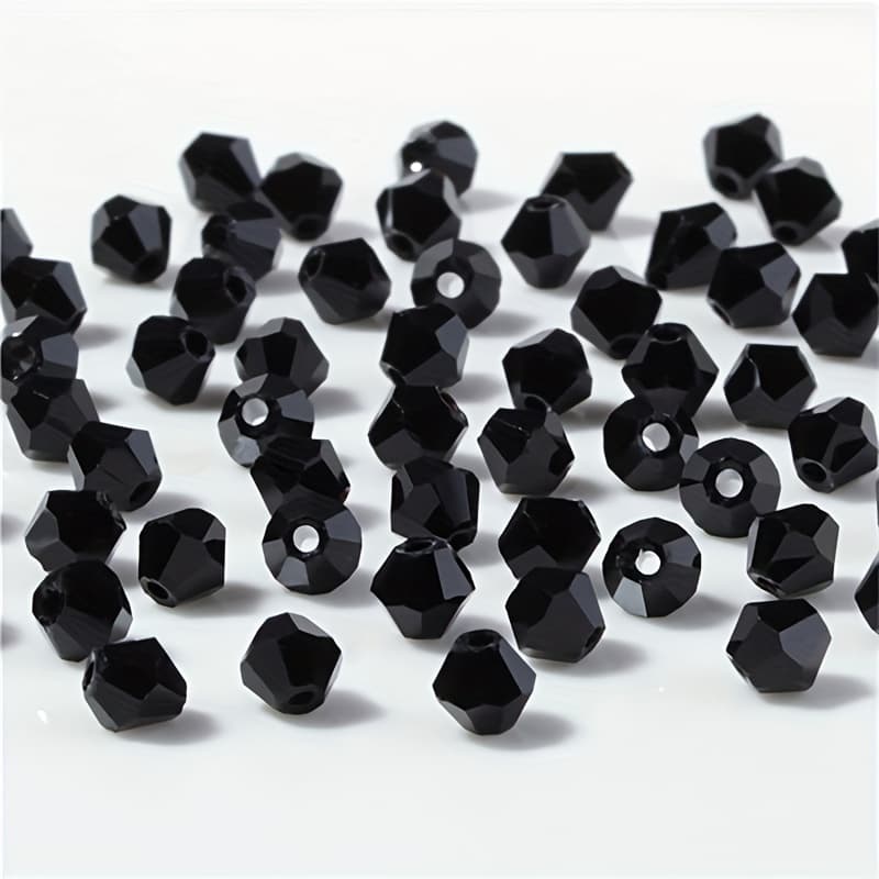 TEMU 3 4 6mm Czech Crystal Bicone Beads For Jewelry Making Colorful Glass Spacer Beads