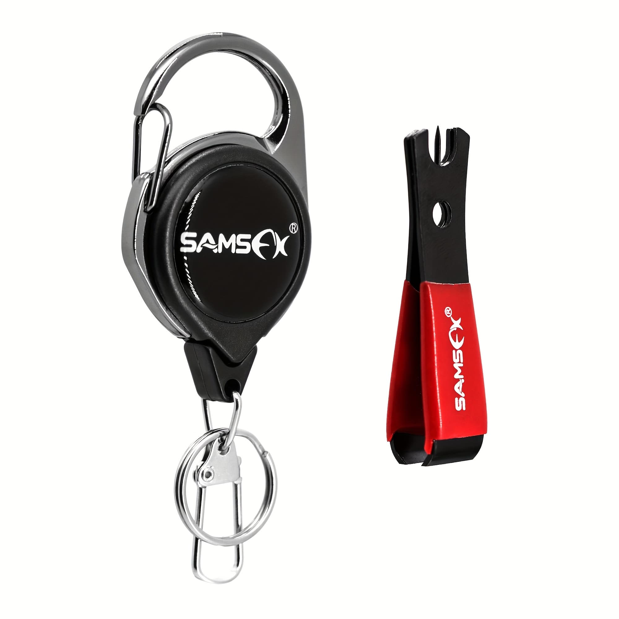 TEMU Samsfx Fly Fishing Nippers, Tippet Cutter, Leader Or Line Clipper With Cleaner And Comfy Grip, Retractors Combo