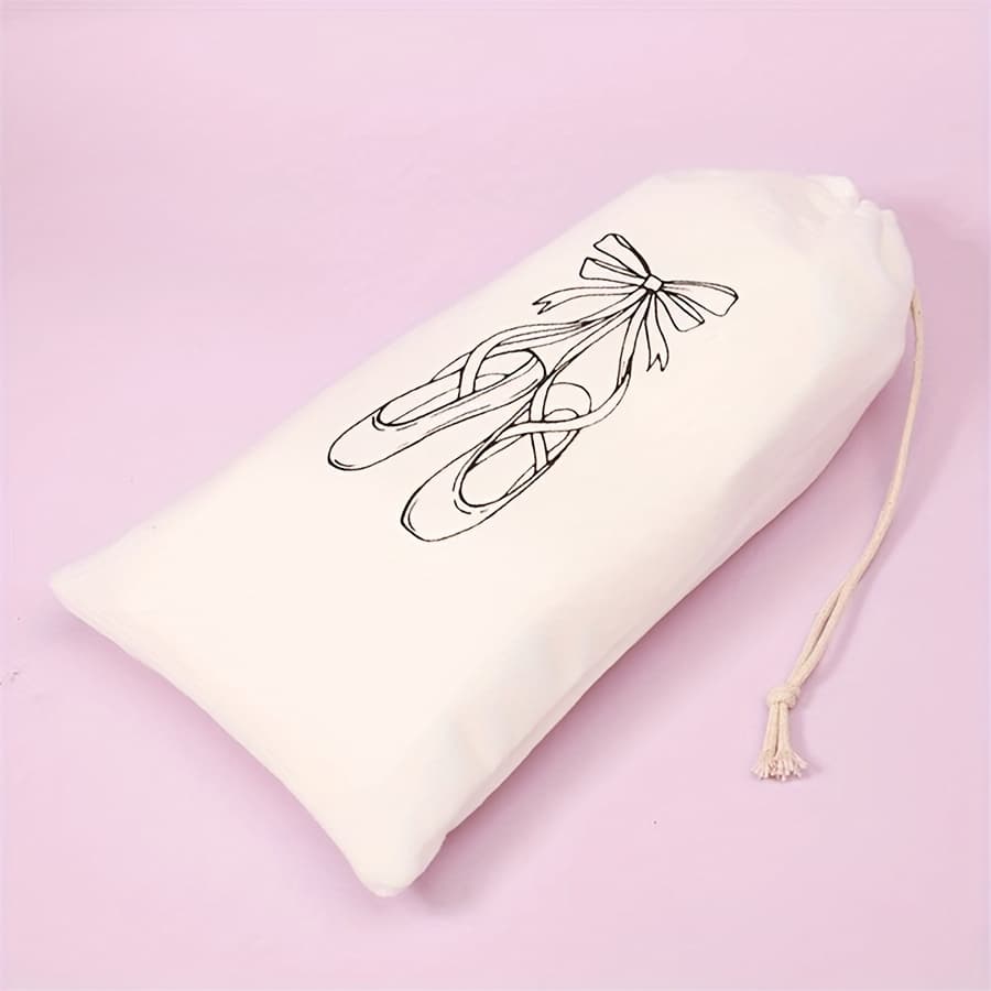 TEMU 1pc Ballet Shoe Pouch Dance Drawstring Bag Bags Bundle Dust Bag Latin Dance Shoe Storage Bag