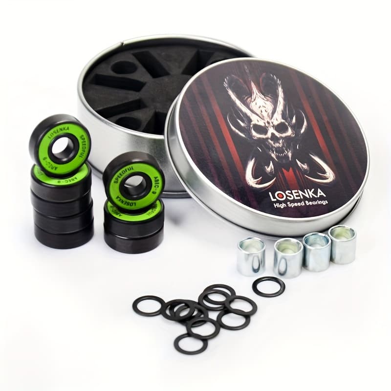 TEMU Of 8 Professional -9 Speed Bearings For Small Fish, Banana Board, , Scooters, And Roller Skates