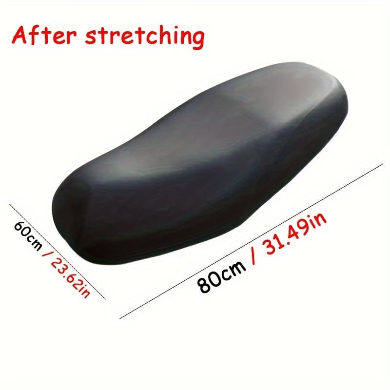 TEMU 1pc Motorcycle Seat Cover Waterproof Dustproof Rainproof Motorbike Scooter Cushion Seat Cover Protector Cover Additions