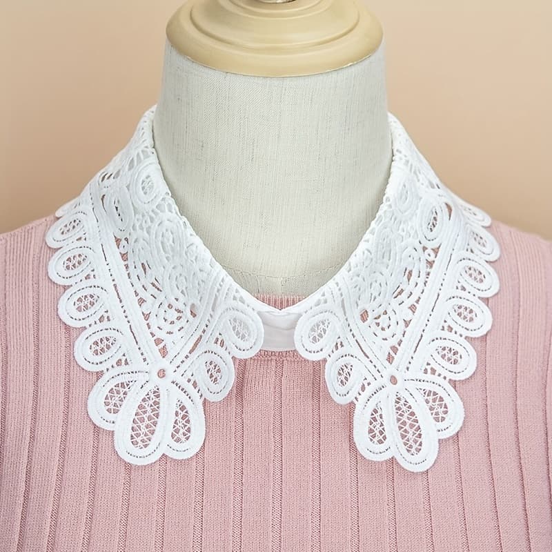 TEMU Women' Fashion Decorative Water-soluble Collar Shawl