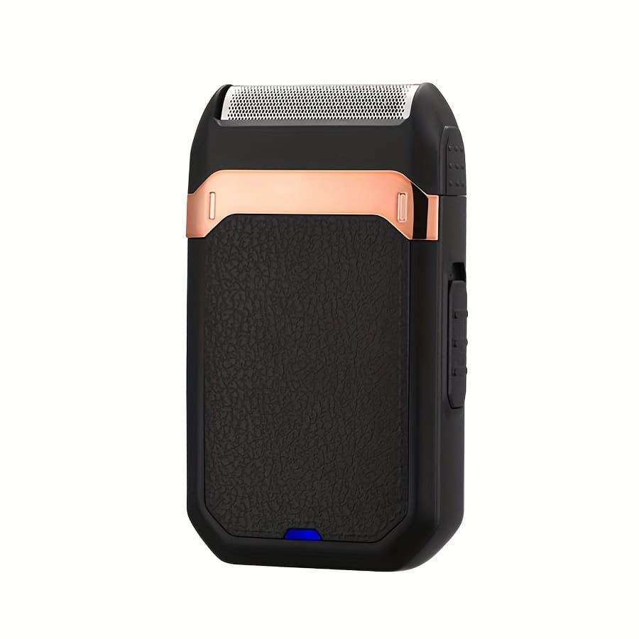 TEMU Gertzy Single-layer Aluminum Foil Haircutting And Shaving Machine, Usb Charging, Model With Blade Head And Blade Net, Model With Blade Head And Blade Net, Bald Haircutting Machine