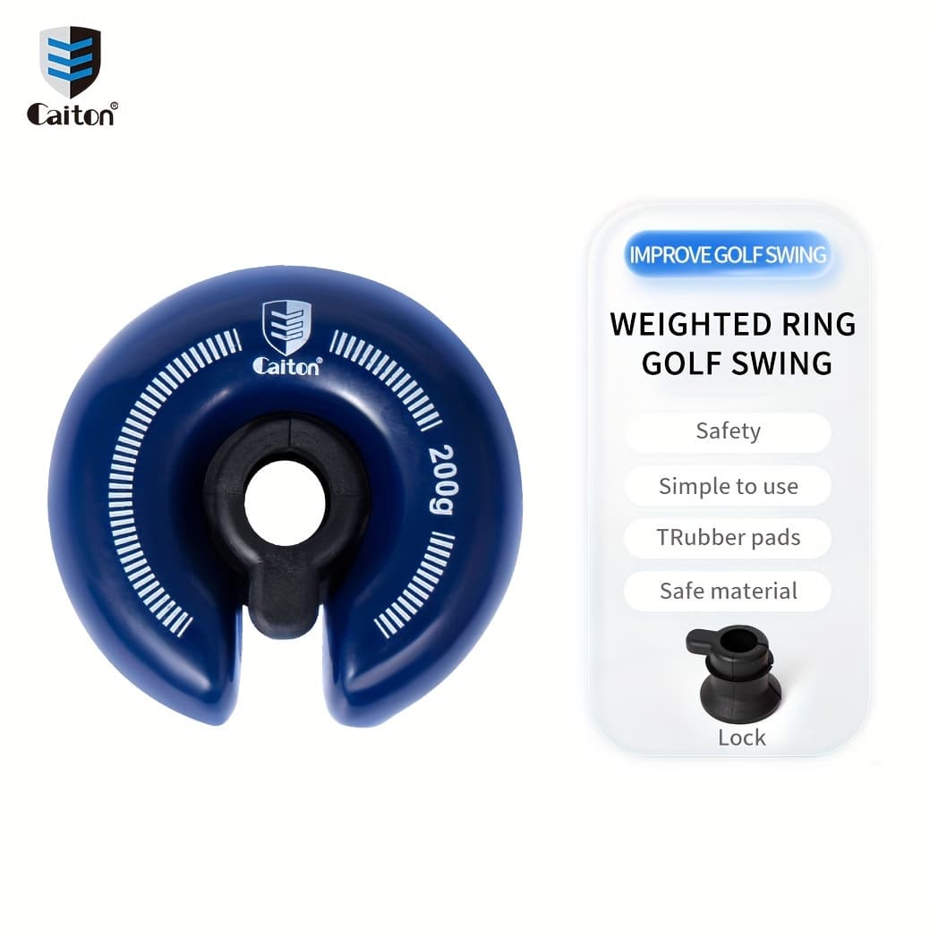 TEMU Golf Swing Weighted Ring, Golf Club Trainer, Improve Hitting Performance, Golf Accessories