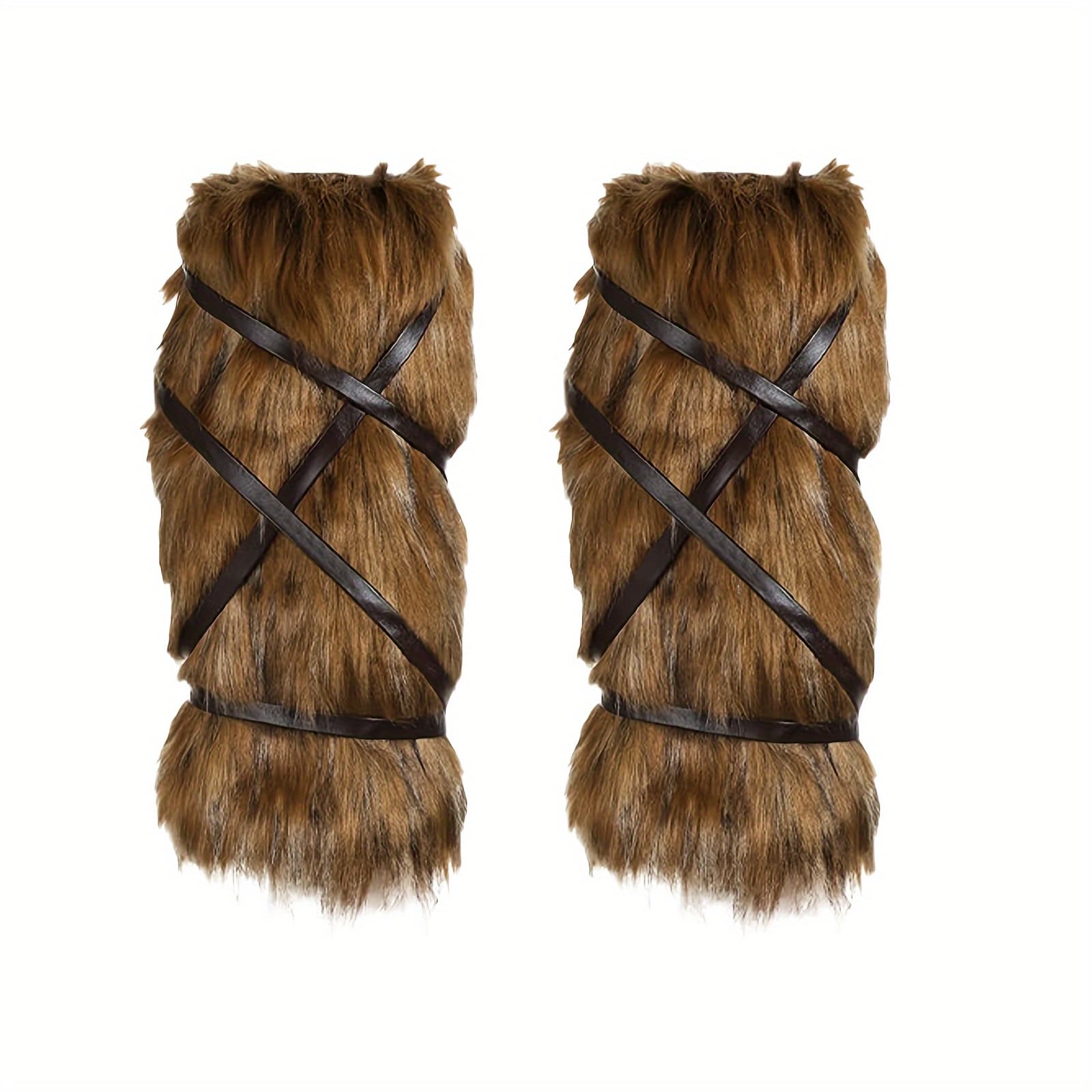 TEMU 1 Pair Viking Leggings, Boot Cover Leg Warmers, Halloween Costume Additions, Medieval Larp Renaissance Cosplay Props, For Gifts