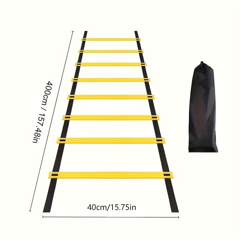 TEMU 1 Set Speed Agility Training Ladder, Detachable Portable Football Training Equipment, Sport Supplies