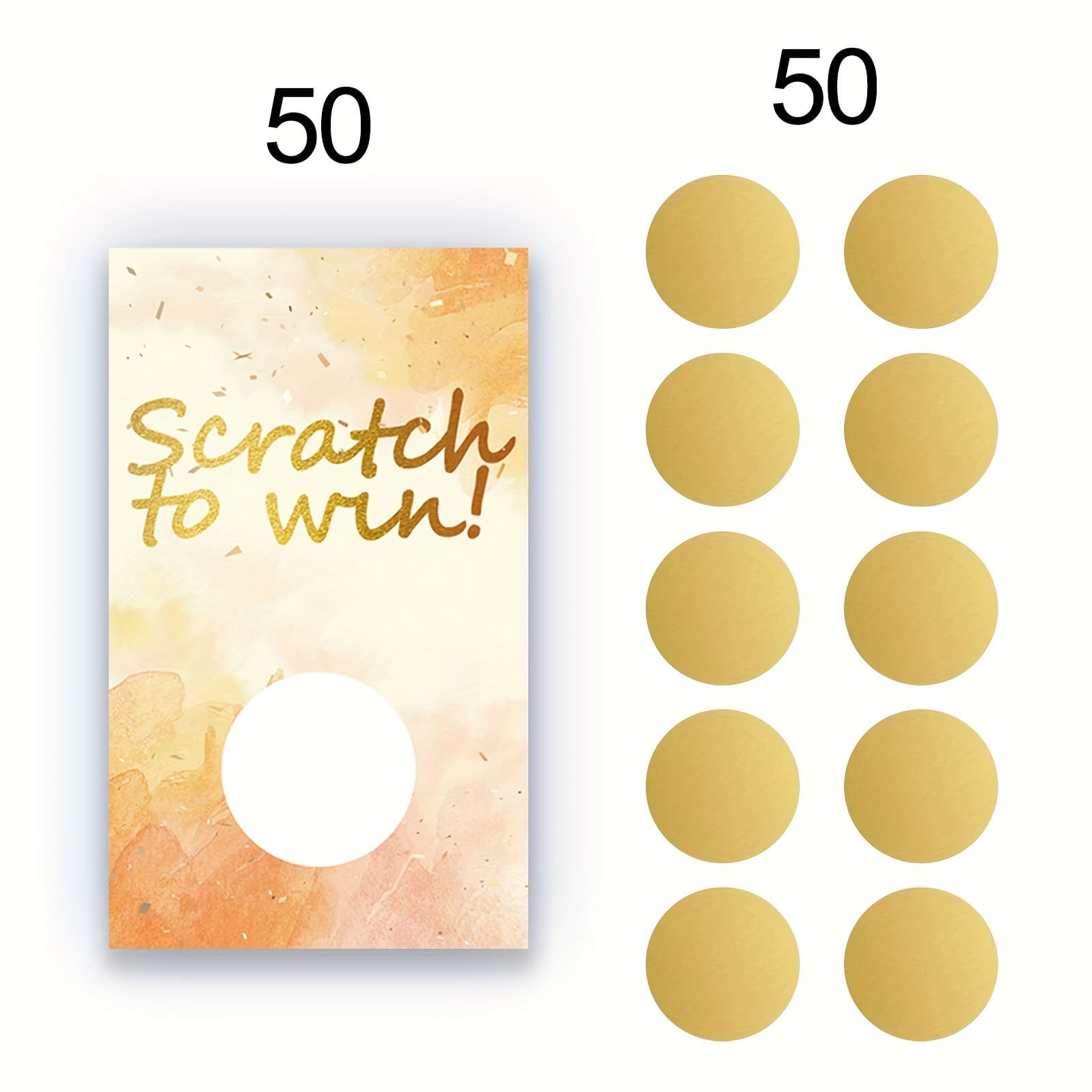 TEMU 50sheets Blank And For Small Businesses Are Perfectfor Christmas, Weddings, Bridal Showers, Birthday Party Supplies