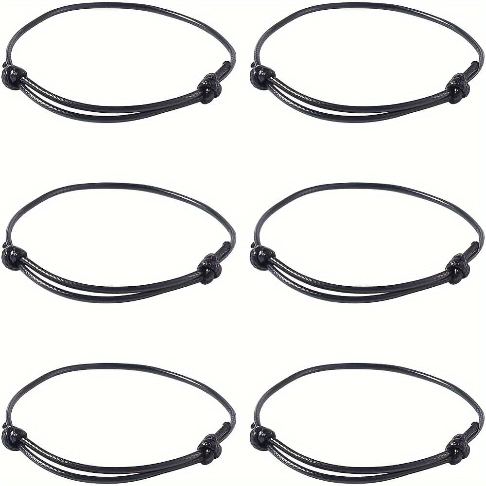TEMU 50pcs Adjustable Bracelet Making Korean Waxed Cord Bracelet String Bangle Cord For Jewelry Making Supplies