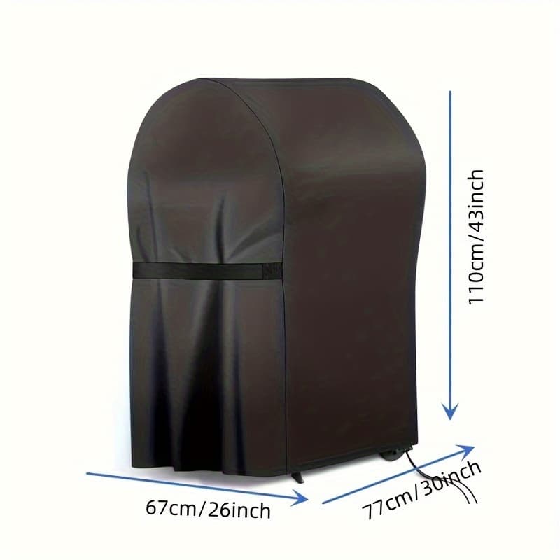 TEMU 1pc Bbq Grill Outdoor Cover, For , Grills, Etc Barbecue Grilling Accessories, Black