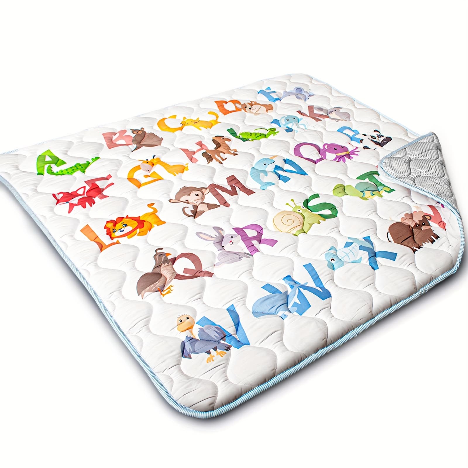 TEMU Baby Play Mat, 50x50 Playpen Mat With Super , Activity Mat With Upgraded Anti-slip Bottom, Machine Washable Crawling Mat For Floor & Picnic