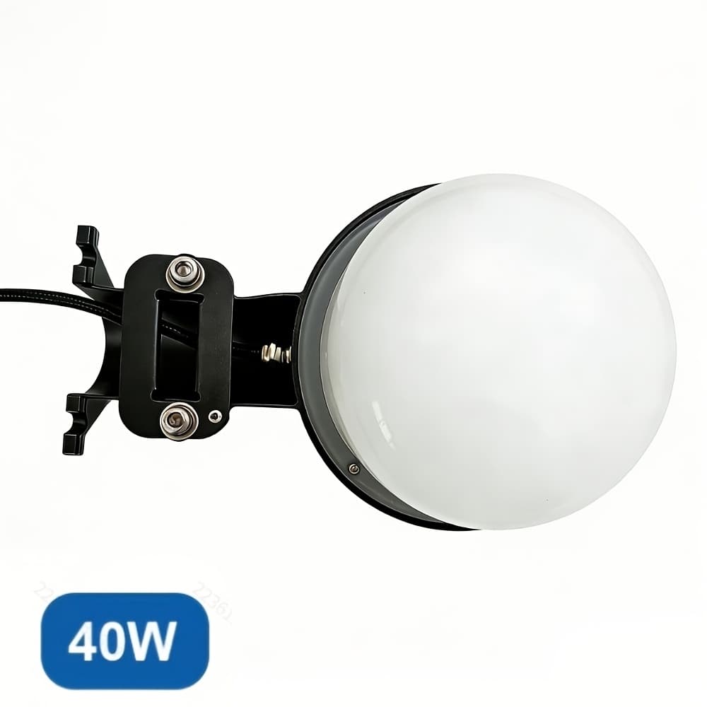 TEMU 40w Led , Dusk To Dawn Outdoor Lighting With Photocell, 5000lm, 5000k Daylight Ultra Brightness, 600wmh/hps Replacement, Garage Warehouse Porch Area Security Lights, Ip65, Etl (1 Pack)