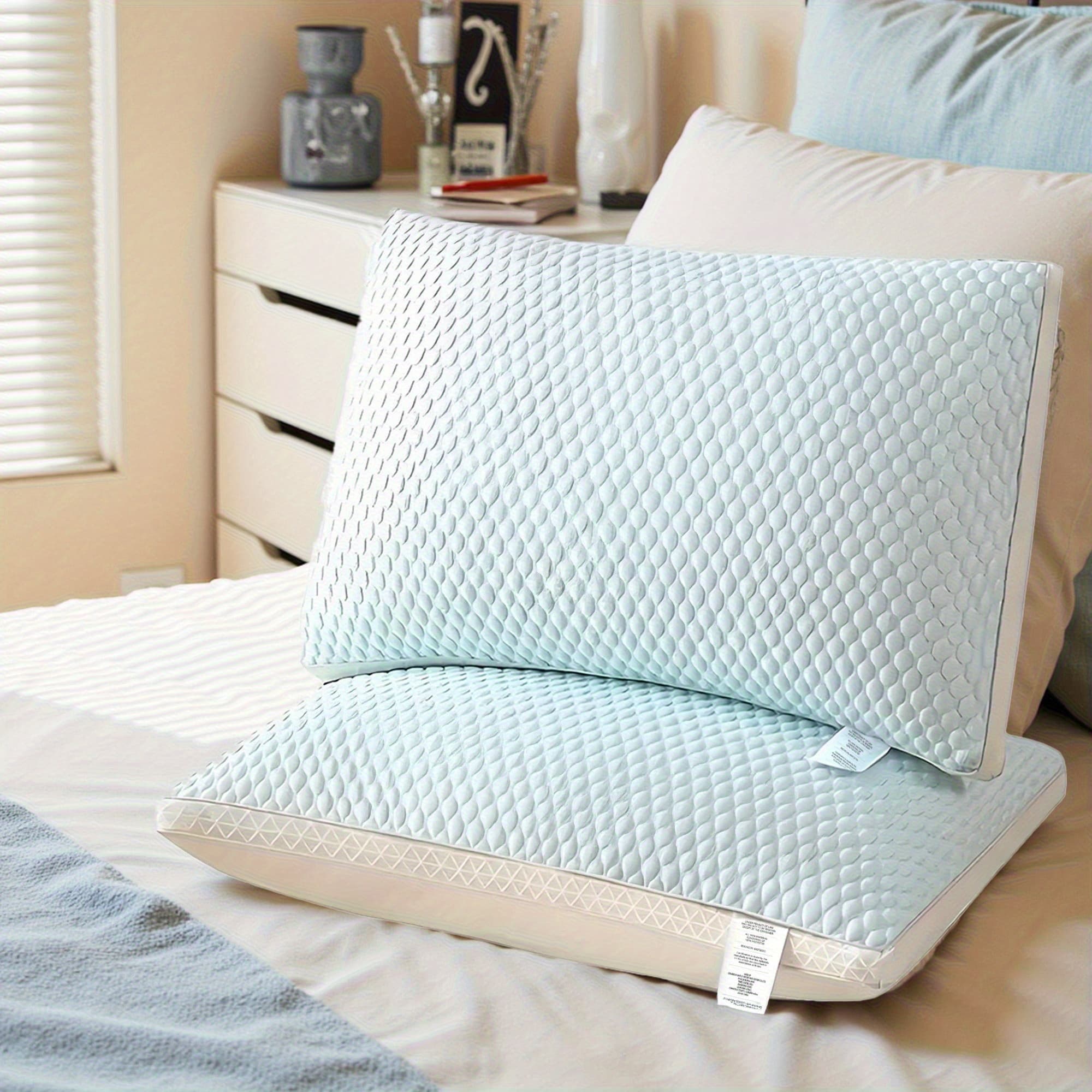 TEMU 2pcs Cooling Pillows For , Cooling Neck Pillow For Adults - , Heat Relief Support, Decorative Pillows For Bed, Support For Side, Back&stomach Sleepers, Suitable For Bedrooms, Dormitories, Etc
