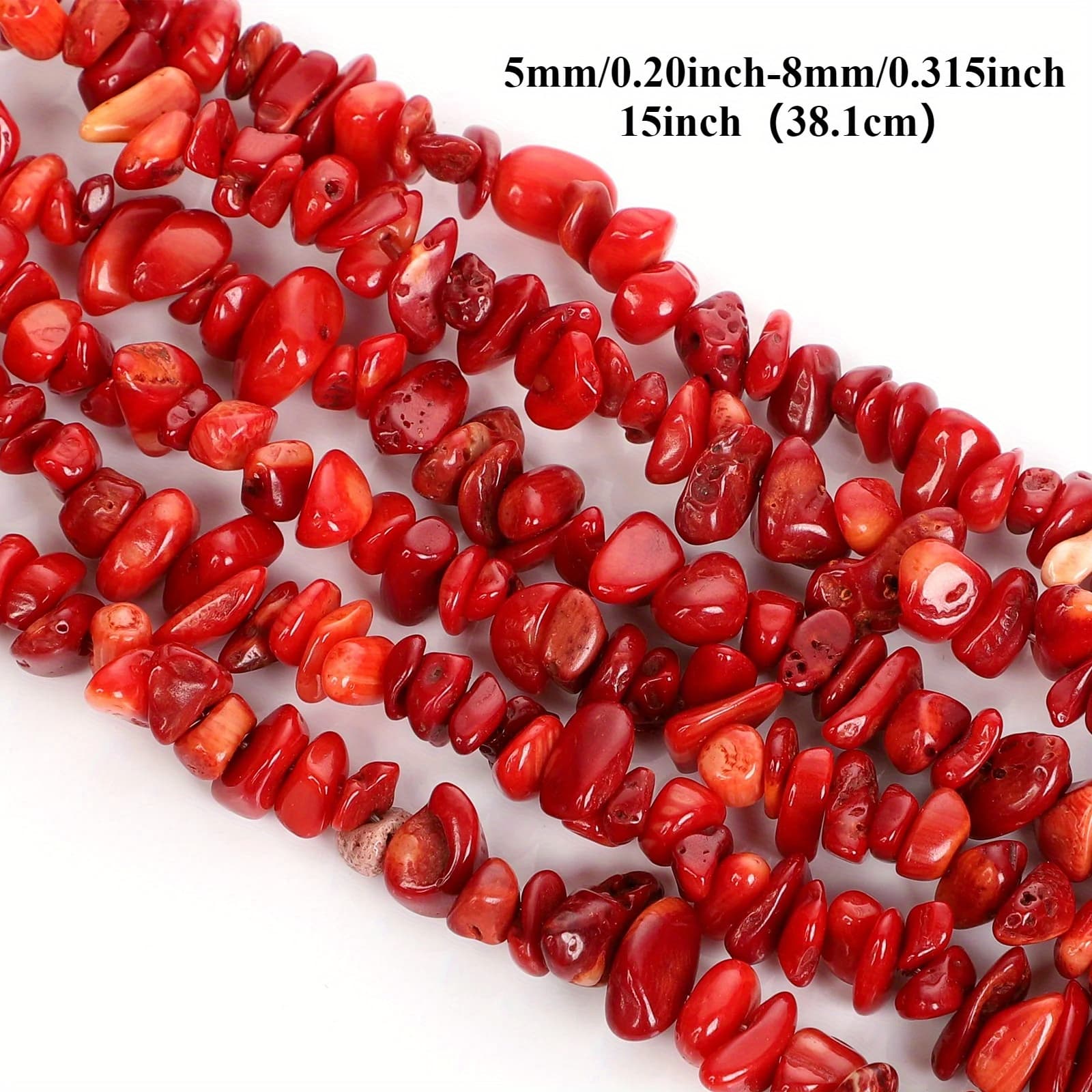 TEMU Color Irregular Chip Gravel Beads Natural Stone For Jewelry Making Bracelets Necklace Charm Additions 3-5-8 Mm
