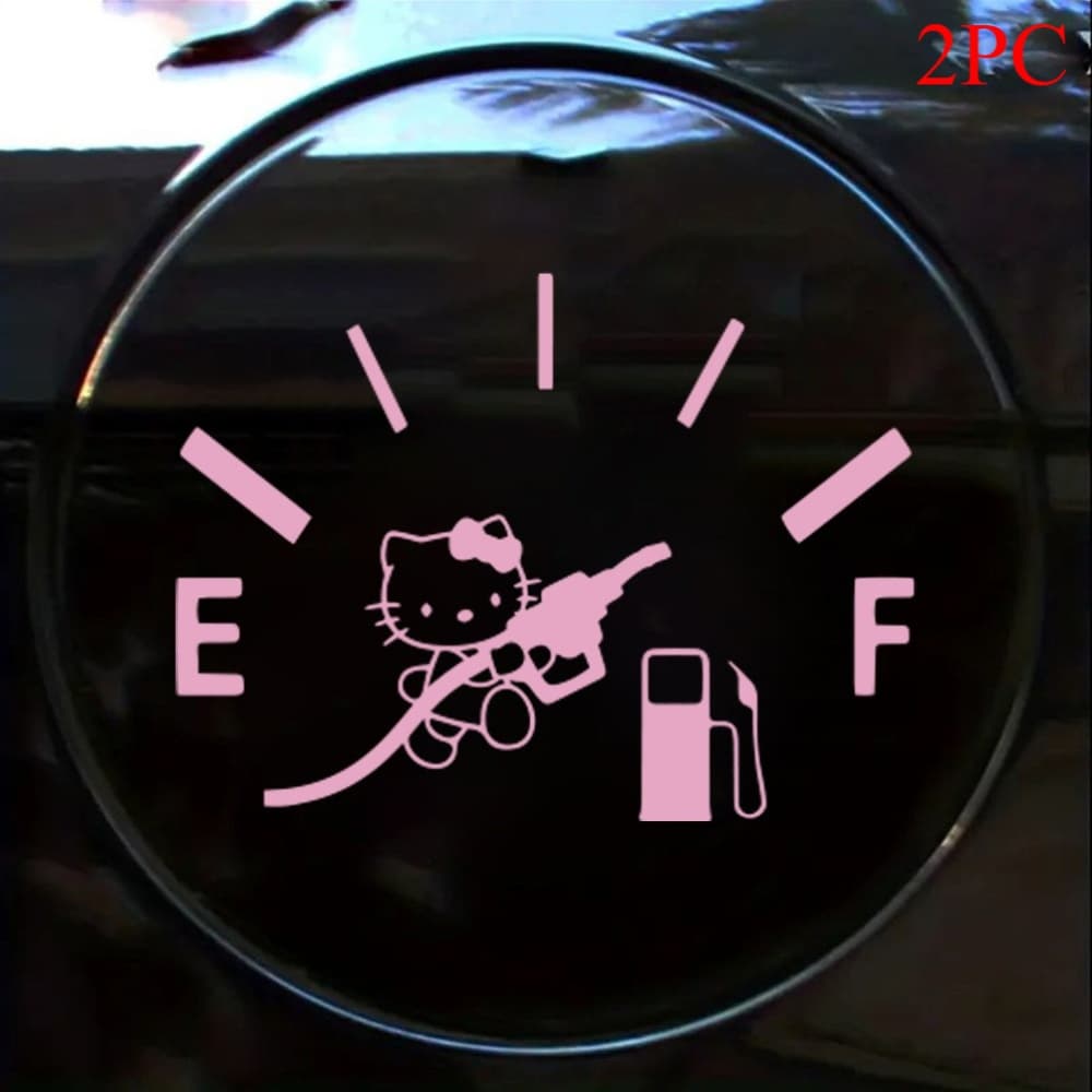 TEMU Hello Kitty Car Stickers - Vinyl Decals With Cute , Durable, Easy To Apply For Cars, Trucks, Motorcycles, Laptops, Windows, Walls - Anime-themed, Decor