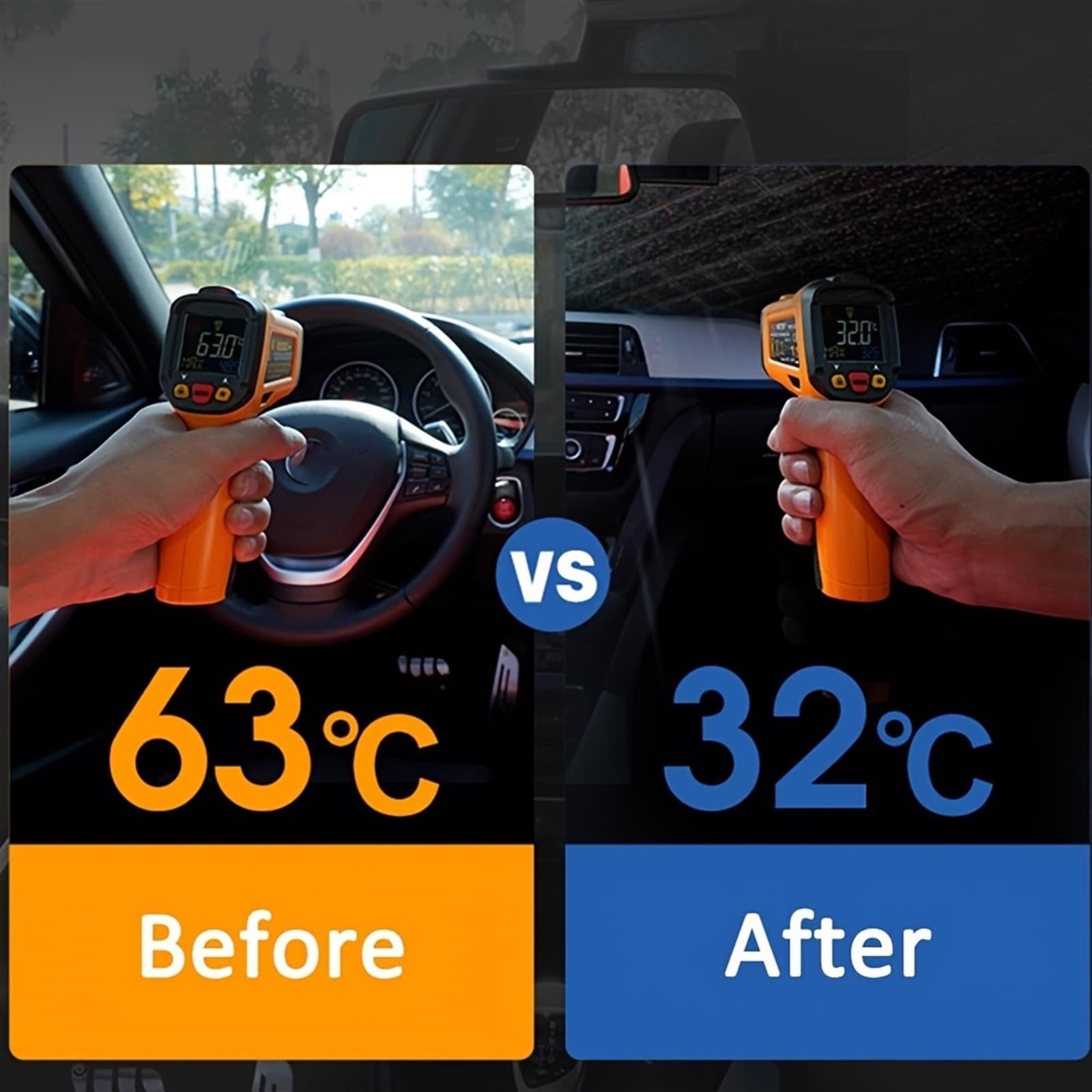 TEMU Portable & Foldable Windshield Visor |protect Your Car From Harmful And Heat |, Store, Perfect For All Vehicles