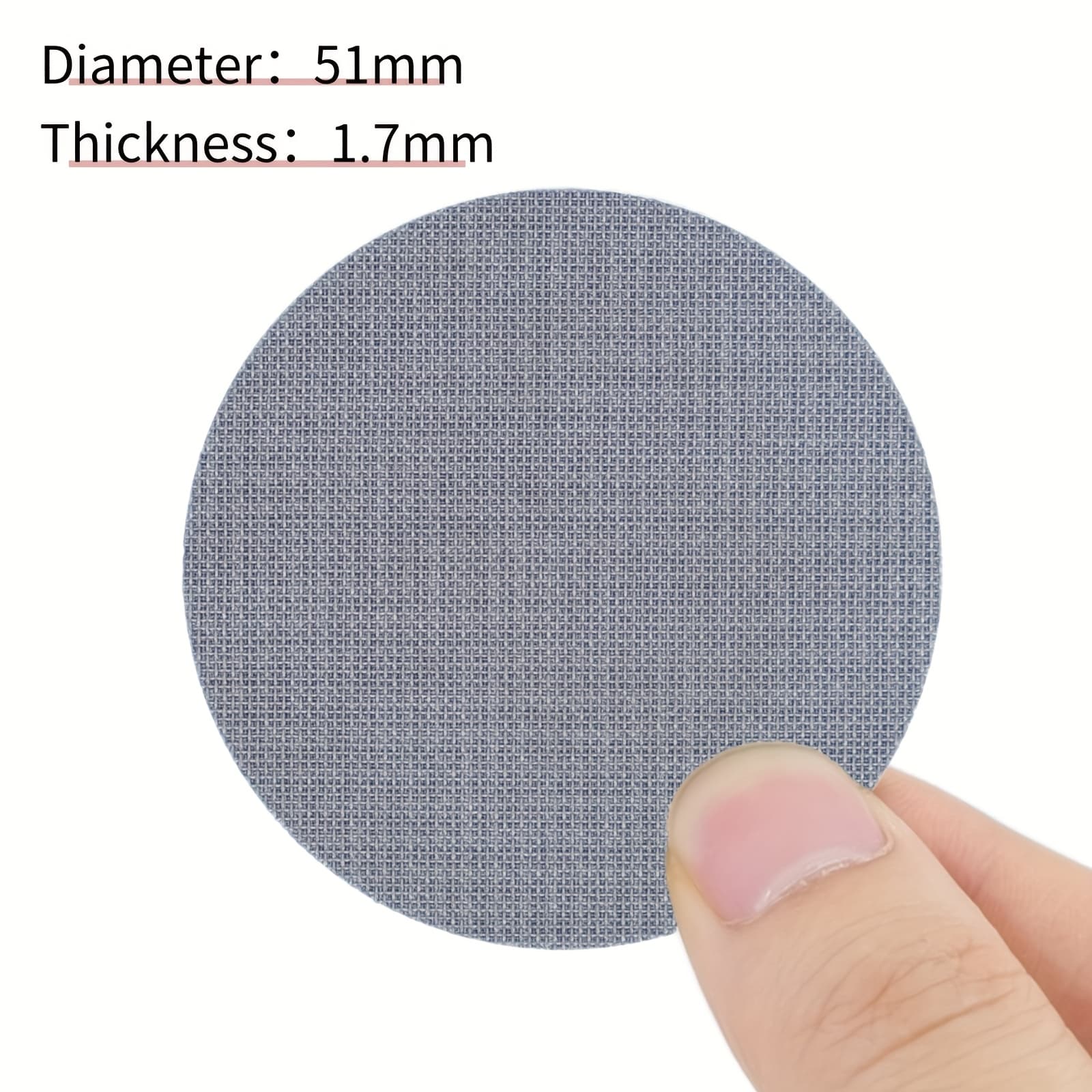 TEMU 51/53/58mm Reusable Coffee Filter Screen Heat Resistant Mesh Portafilter Barista Coffee Making Puck Screen For Espresso Machine