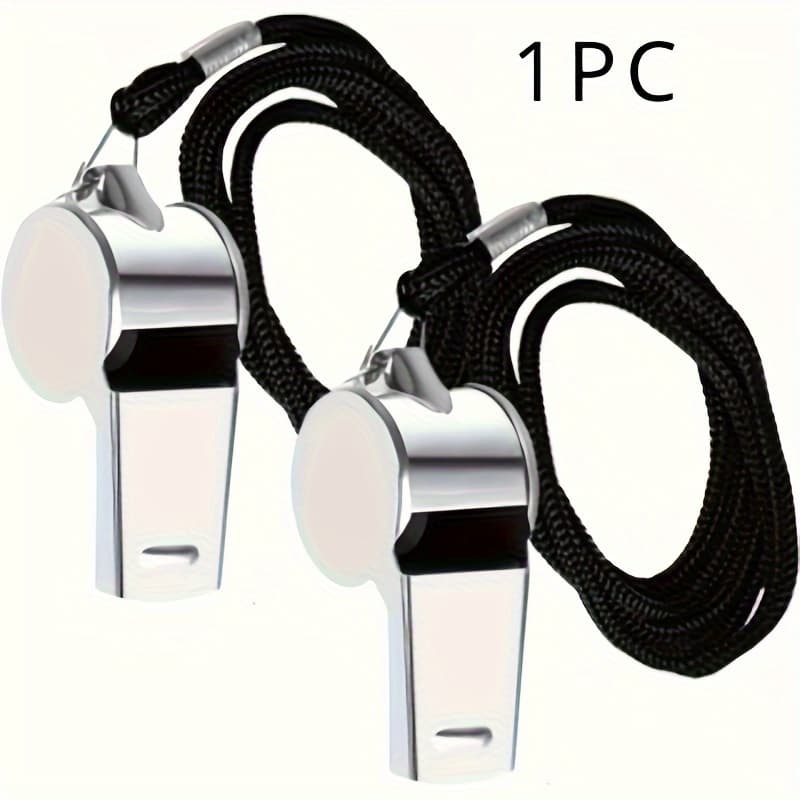 TEMU Premium Stainless Steel Whistle - Loud & For Sports, Referees, Dog Training & Emergencies