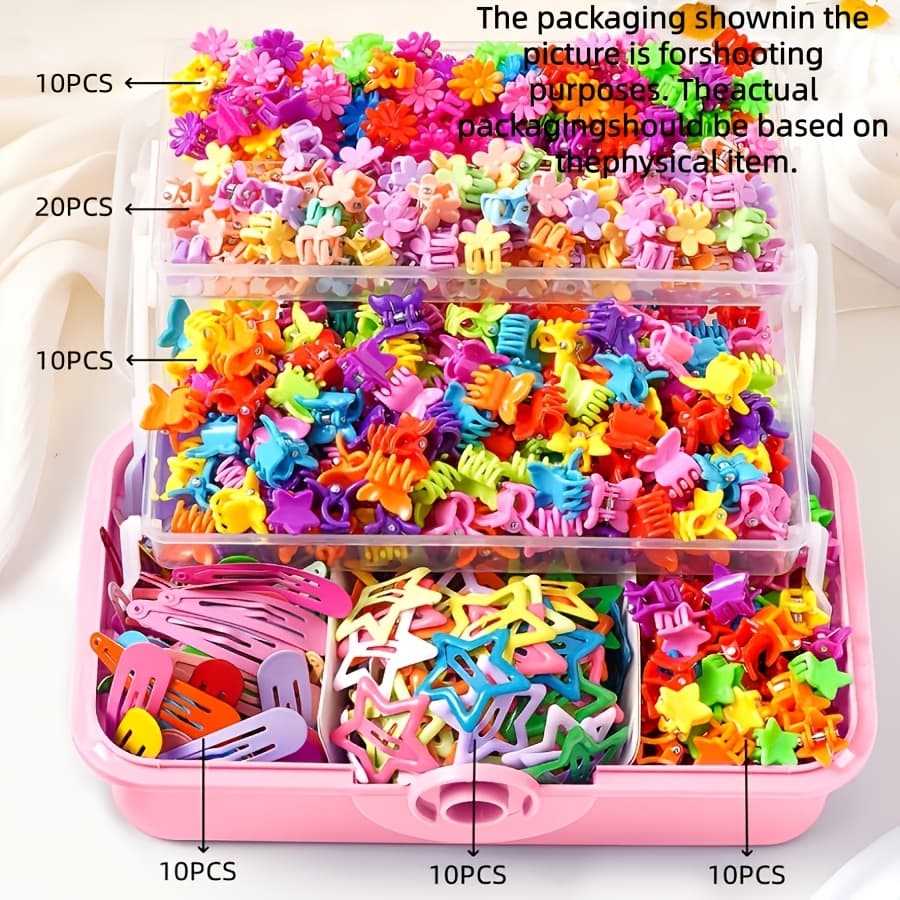 TEMU 70pcs /summer Cute And Flower Hair Clips For And Women, Suitable For Bangs, Ponytails, Headbands, And Accessories, Perfect For Birthdays, Holidays, Or Daily Use