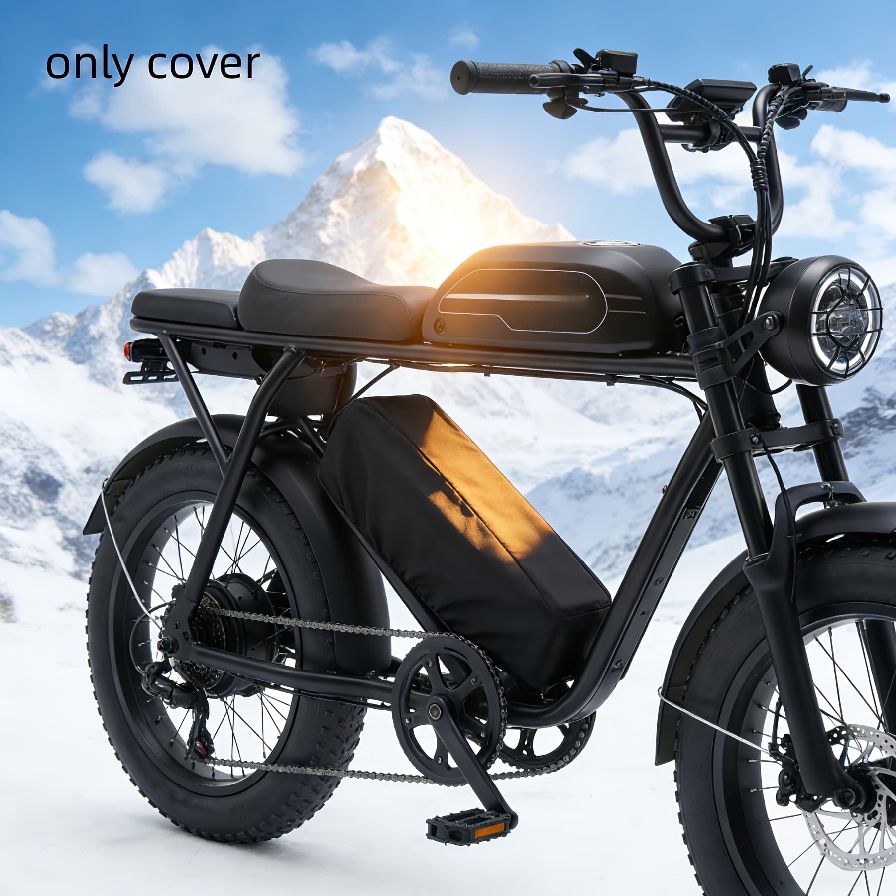 TEMU A Universal Protective Cover For Bicycle Batteries, Featuring An That Fits Different Models, Is , Made Of Thickened Material, And