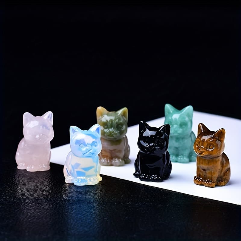 TEMU Set Of 3 Assorted Natural Carvings, From Original Stone, Perfect For Home Decor As Animal Ornaments