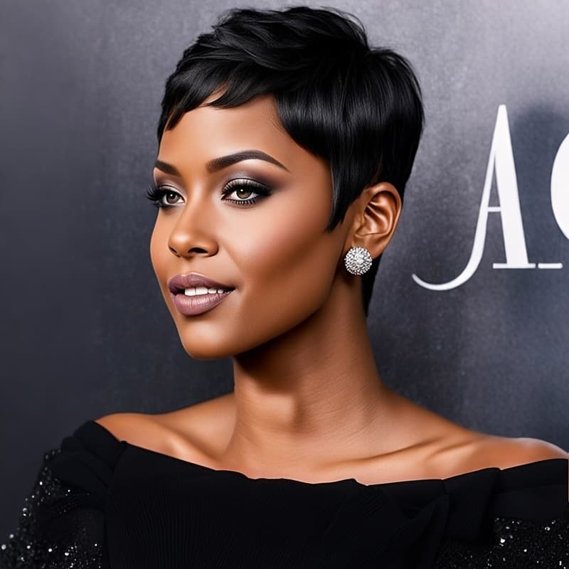 TEMU Synthetic Wavy Wigs For Women In Colors Including Black, Brown, Wine Red, And Burgundy. Short Cut Wigs Feature Bangs And Are Perfect For Daily Wear Or