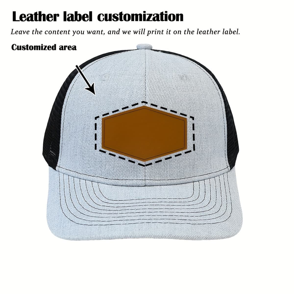 TEMU 1 Unisex Label Custom Mesh , Sports Casual Breathable Baseball