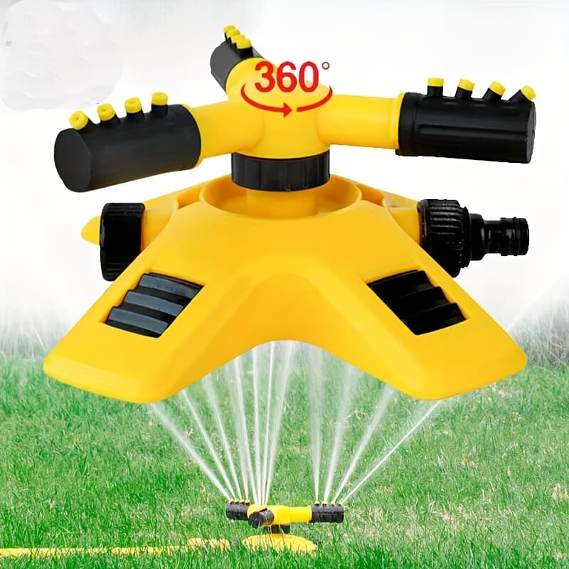 TEMU 360° Rotating Garden/lawn Sprinkler 3- System Automatic Watering Irrigation