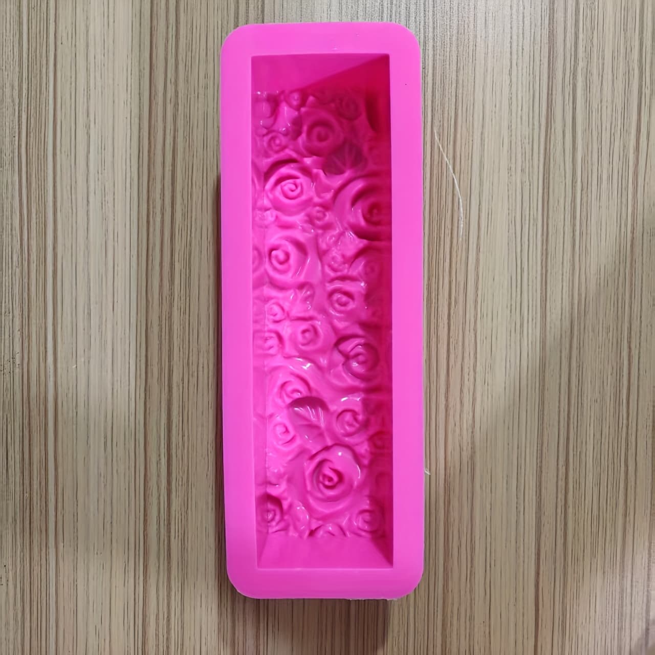 TEMU Silicone Mold Art Silicone Soap Mold, Rectangular Craft Mold Diy Mold - Soap Making Products, Thick Material, Durable, Suitable For Making Handmade Artworks Such As , Drip Glue, Gypsum, Etc