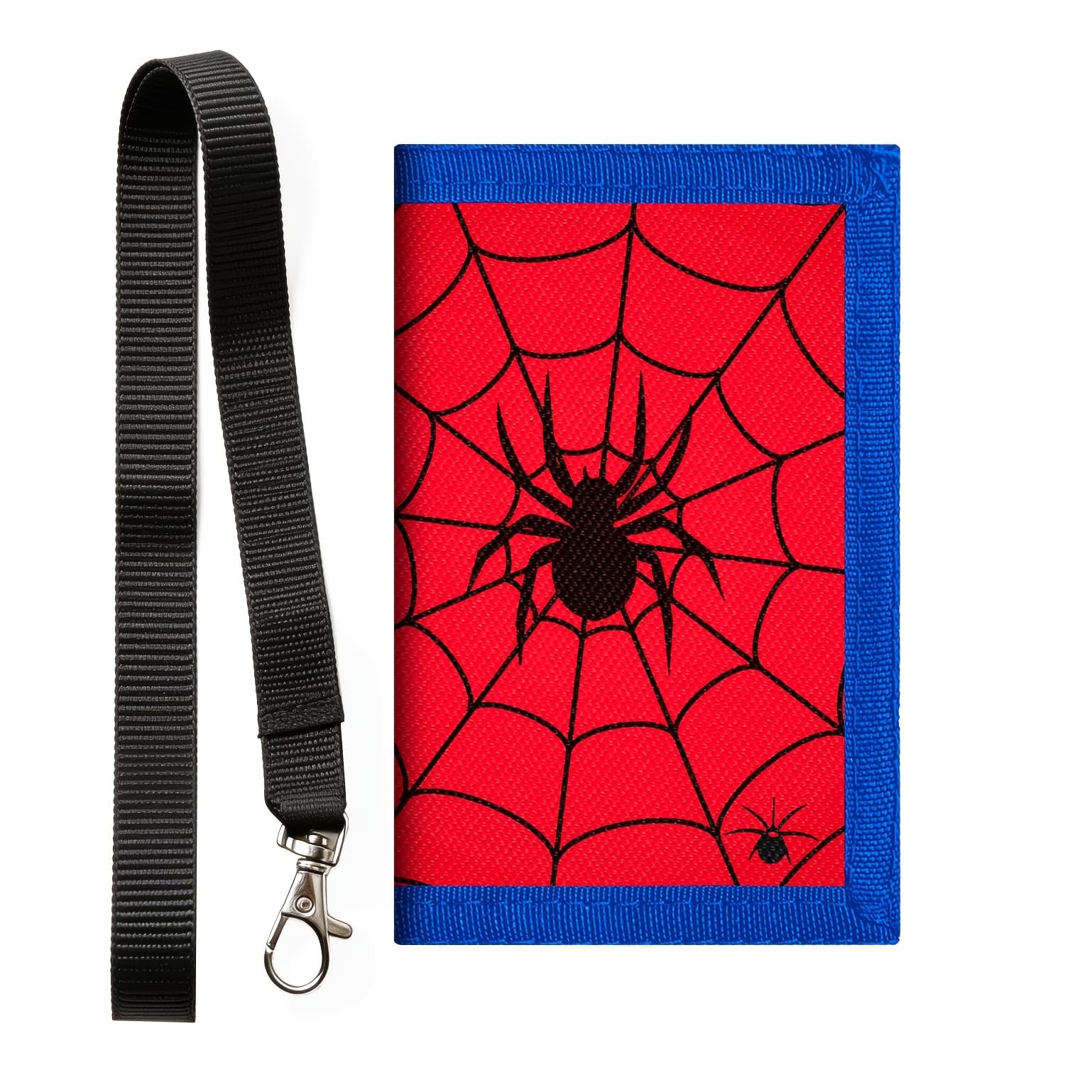 TEMU Wallet With Hook-and-loop Fastener, Multi-functional Card Holder, Portable Neck Wallet. , Classic Styles, Multiple Designs. Includes Keychain And Lanyard