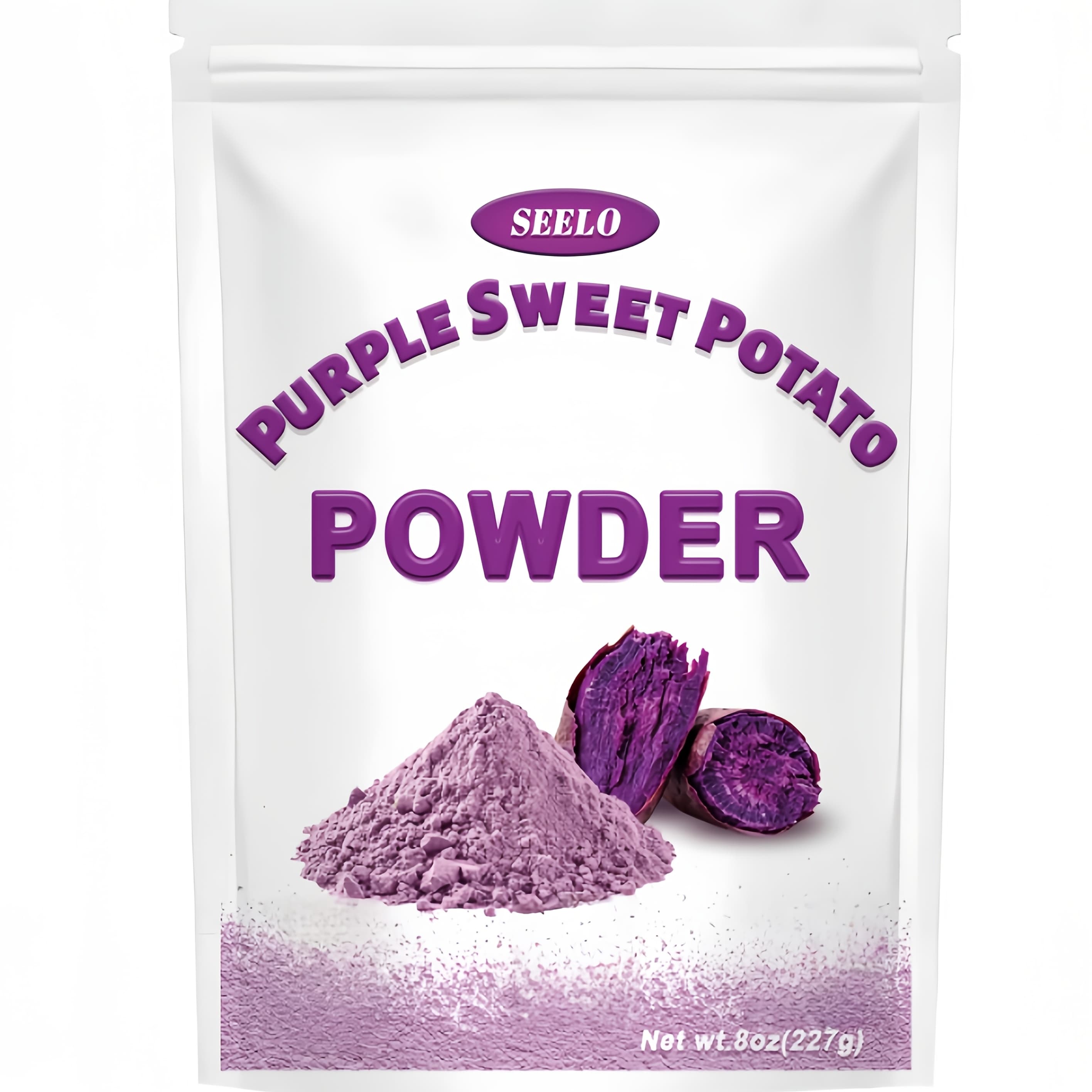 TEMU Purple Sweet Potato Powder, 8oz, Natural Food Coloring, Rich Anthocyanin Superfood For Baking, Smoothies, & Natural 227g