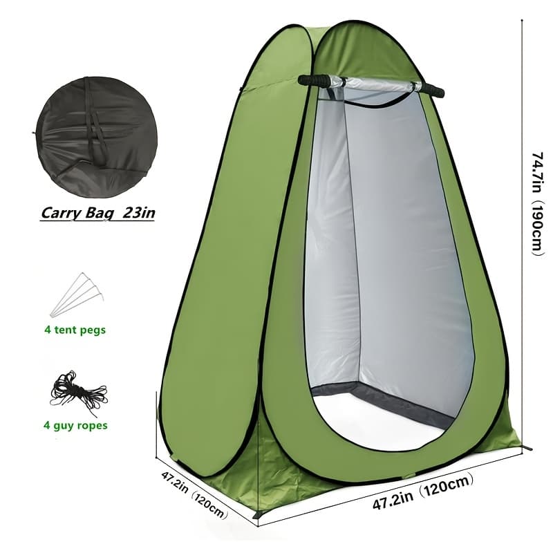 TEMU Pop Up Privacy Tent Shower Tent Portable Outdoor Camping Bathroom Toilet Tent Changeing Dressing Room Privacy Shelters Room For Hiking And Beach Sun Shelter Picnic Fishing