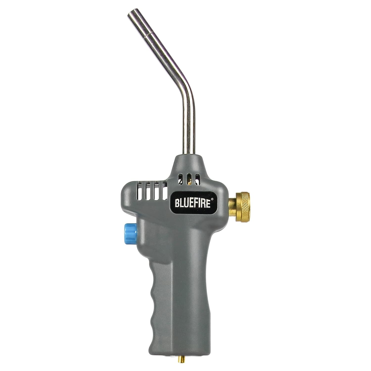 TEMU Handy Gas Welding Propane Torch Head Map Pro Handhold Portable Nozzle Upgrade Brass Knob All-purpose Tool For Brazing Soldering Cooking Lighting