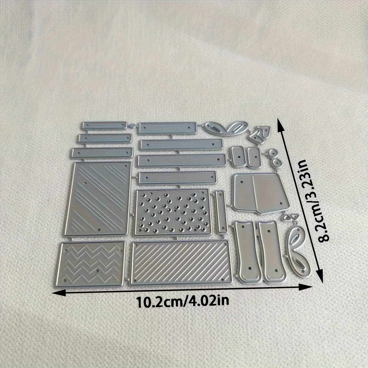 TEMU Christmas & Halloween Gift Box Metal Cutting Die - Diy Scrapbooking Embossing Stencil For Handmade Greeting Cards & Crafts, Decoration Die Cutting Tool, Gift Card Making