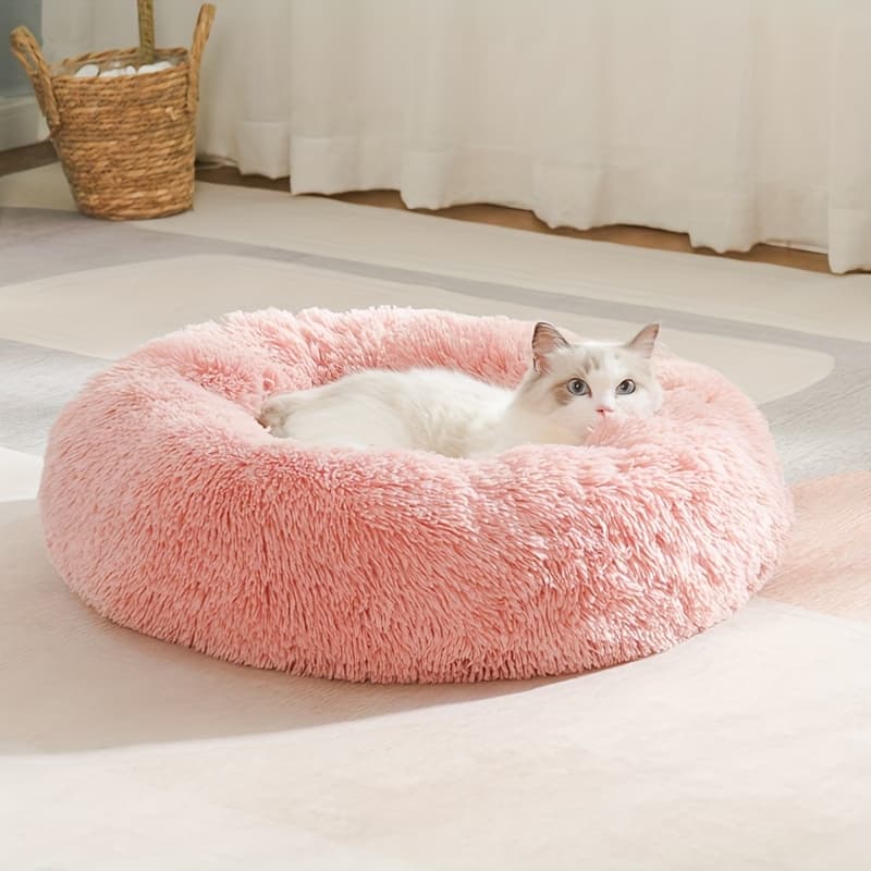 TEMU A Soft And Comfortable Cat Nest With A Large Unique That Provides A Sleeping Space For Cats And Small Dogs- A Universal Pet Mat For All