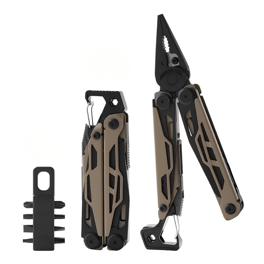 TEMU 25-in-1 Outdoor Pliers - Camping Hiking Edc Keychain Pocket Multi-tool/valentine's Day Gifts/ Father's Gifts/ Husband's Gifts