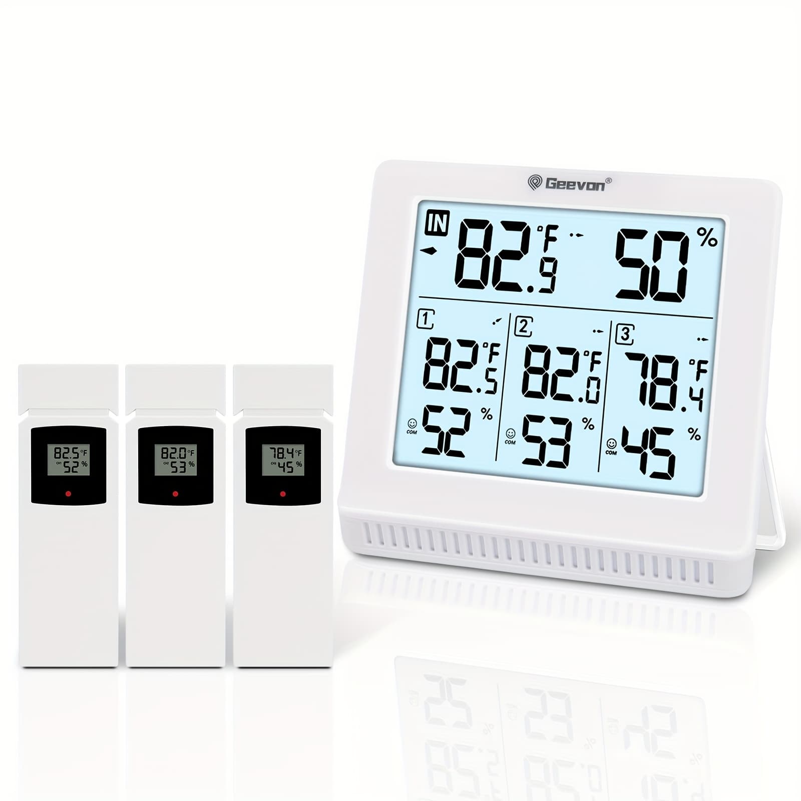 TEMU Digital Indoor Outdoor Thermometer With Usb Power Feature, Which Will Keep The Backlight On. The Display Is Compact With Or Wall-mountable Design, You Can It In A Location And To View.
