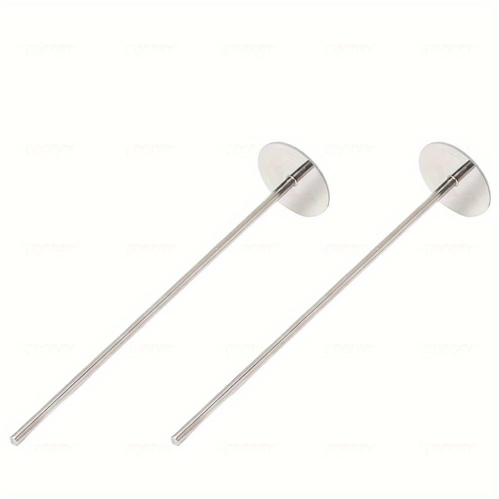 TEMU 2pcs Cake Heating Core Rods 5.5inch Length 430 Stainless Steel Cake Heating Pins Set Baking Tools For Cake Decoration