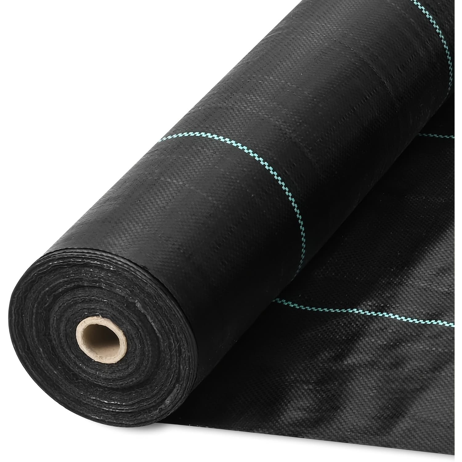 TEMU 6x300ft 2.4oz And 6x250ft 4.2oz Woven Driveway Fabric, Heavy Duty Landscape Fabric Weed Barrier, Geotextile Fabric For Driveways, Garden Weed Control, Ground Cover Landscaping Mat, Black