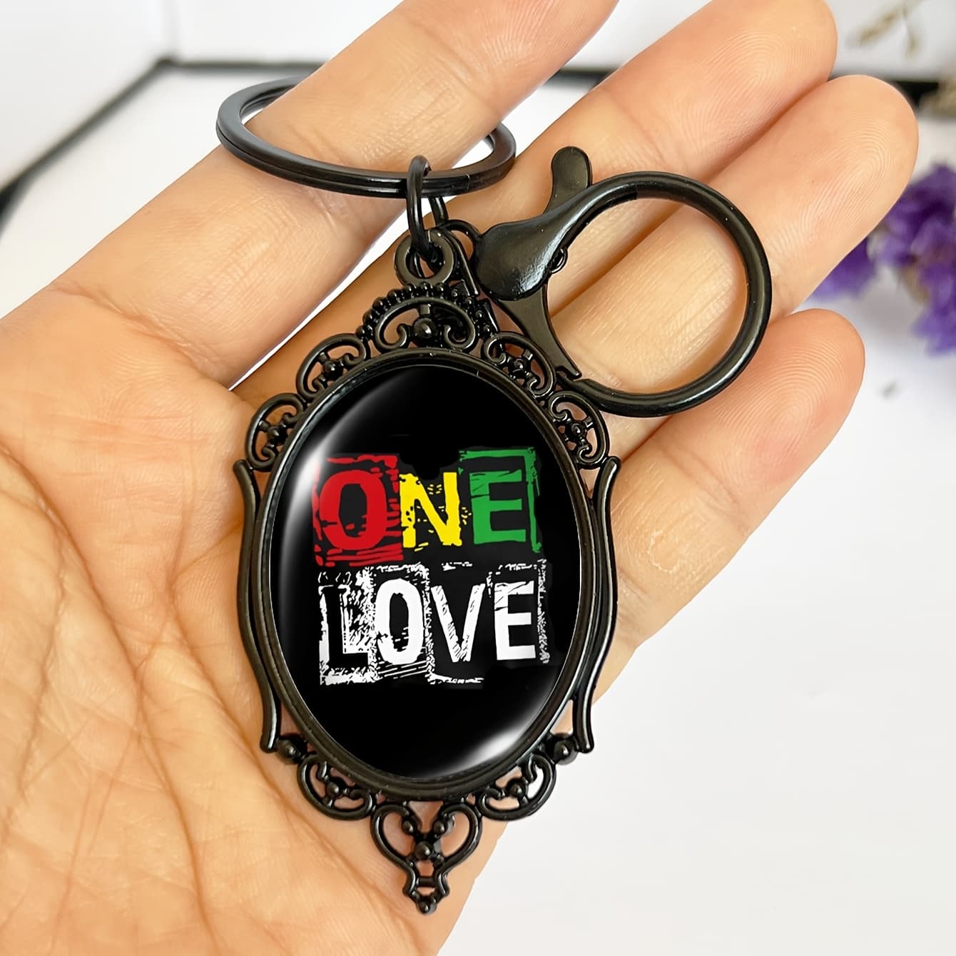 TEMU A Vibrant Love Keychain For Bags, Backpacks, Cars, Fashion, And Additions