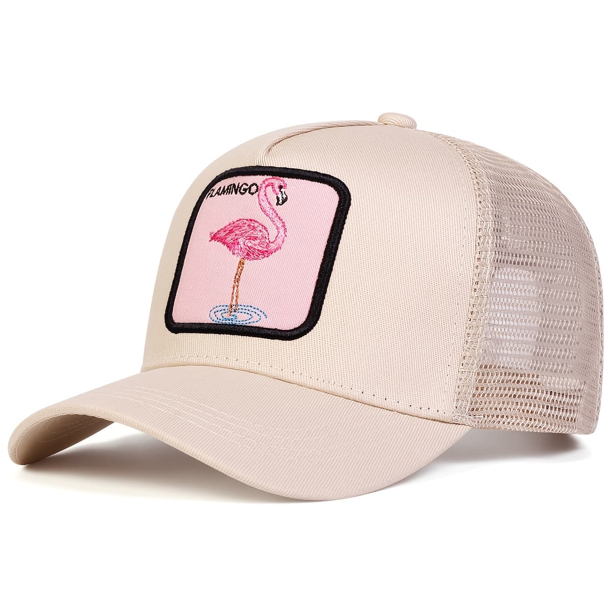 TEMU 1 Women's Bird Embroidery , Fashion Five-panel Hat, Adjustable Outdoor Casual For Spring, Autumn, Travel, And Beach Vacations