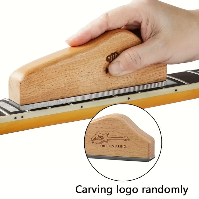 TEMU 1pc 6-inch Guitar Fret Leveling File, Luthier Repair Tool, Logo Random