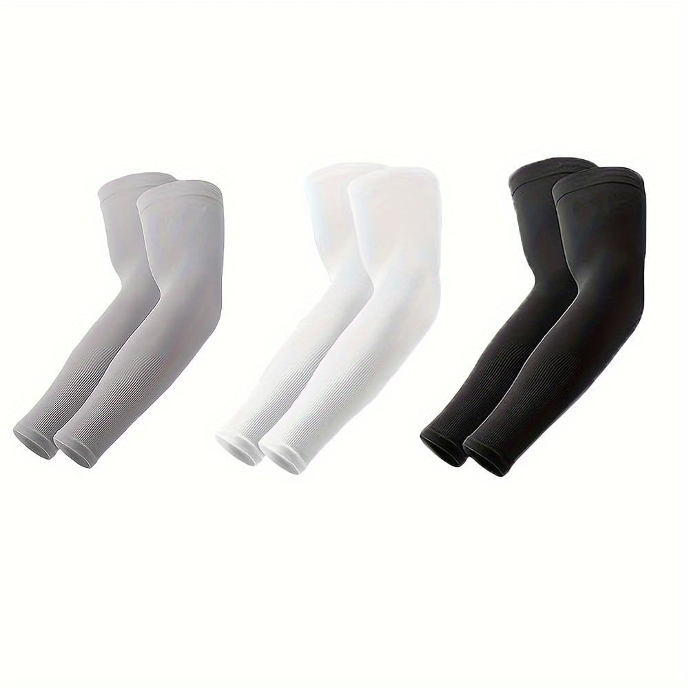 TEMU 3/15/20 Pairs Cooling Arm Sleeves, Arm Sleeves Breathable, Stretchable, Quick Drying For Sports & Daily Use, Lce Fabric, , Outdoor Accessory For Summer Activities, Cycling