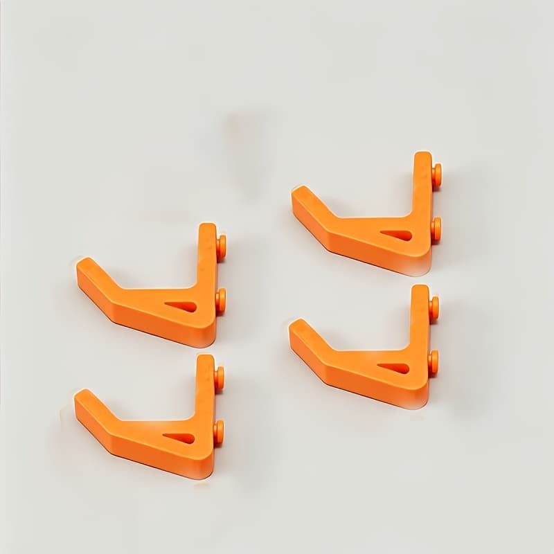 TEMU 4pcs Suitable For Shelf Post Special Hook Heavy Duty Rack Clip Hook Garage Tool Storage Utility Plate Hook